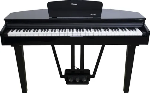 Piano De Cauda Spring Versi Pd-a Preto