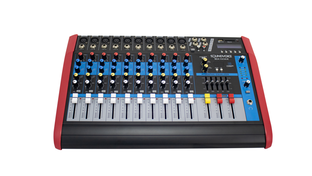 Mesa Amplificada Soundvoice 10 Canais