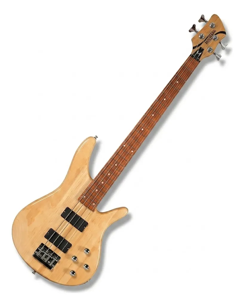 Contrabaixo Michael Ativo Bm504 Natural 4 Cordas