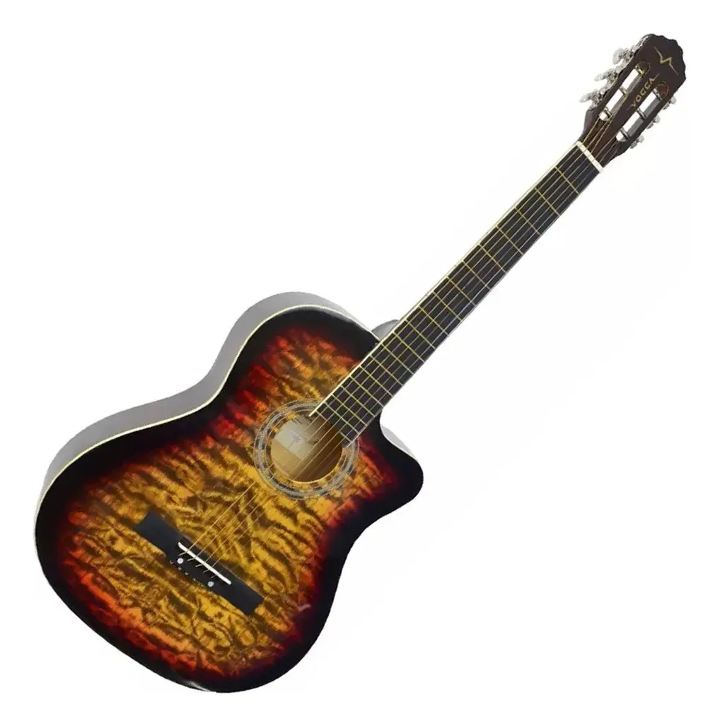 Violão Vogga Vca216nc Ys Aço Acústico ( Avariado )