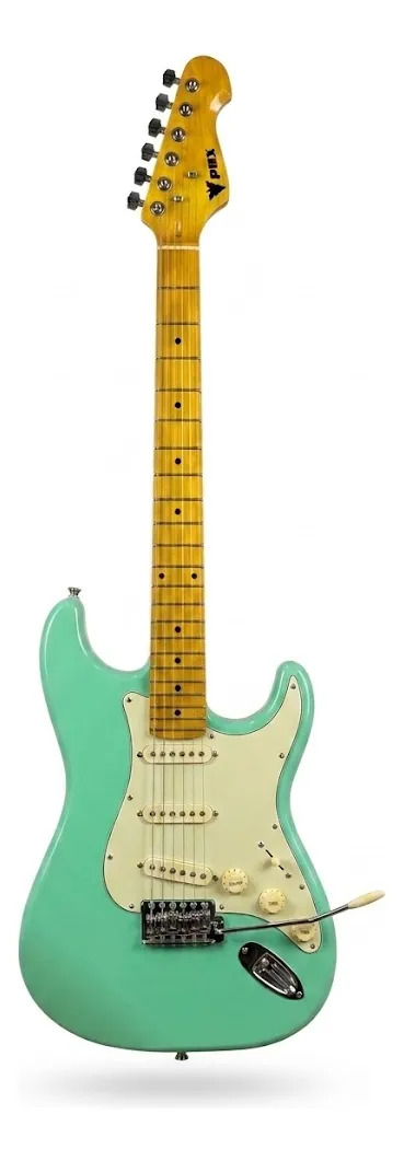 Guitarra Phx St-2 Stratocaster Surf Green Avariada