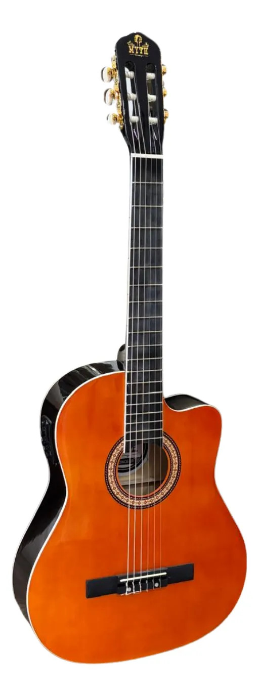 Violão Myth Elétrico Mt39nce Nylon Laranja