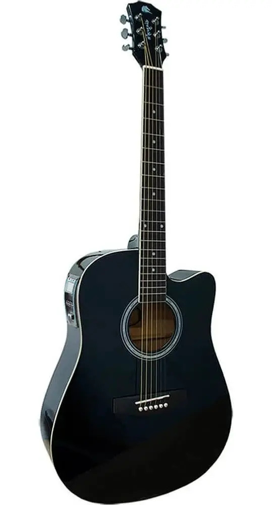 Violão Marquês Va-01 Bk Cutaway Elétrico