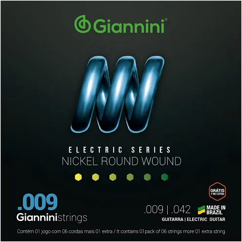 Encordoamento Giannini p/ Guitarra 09/42