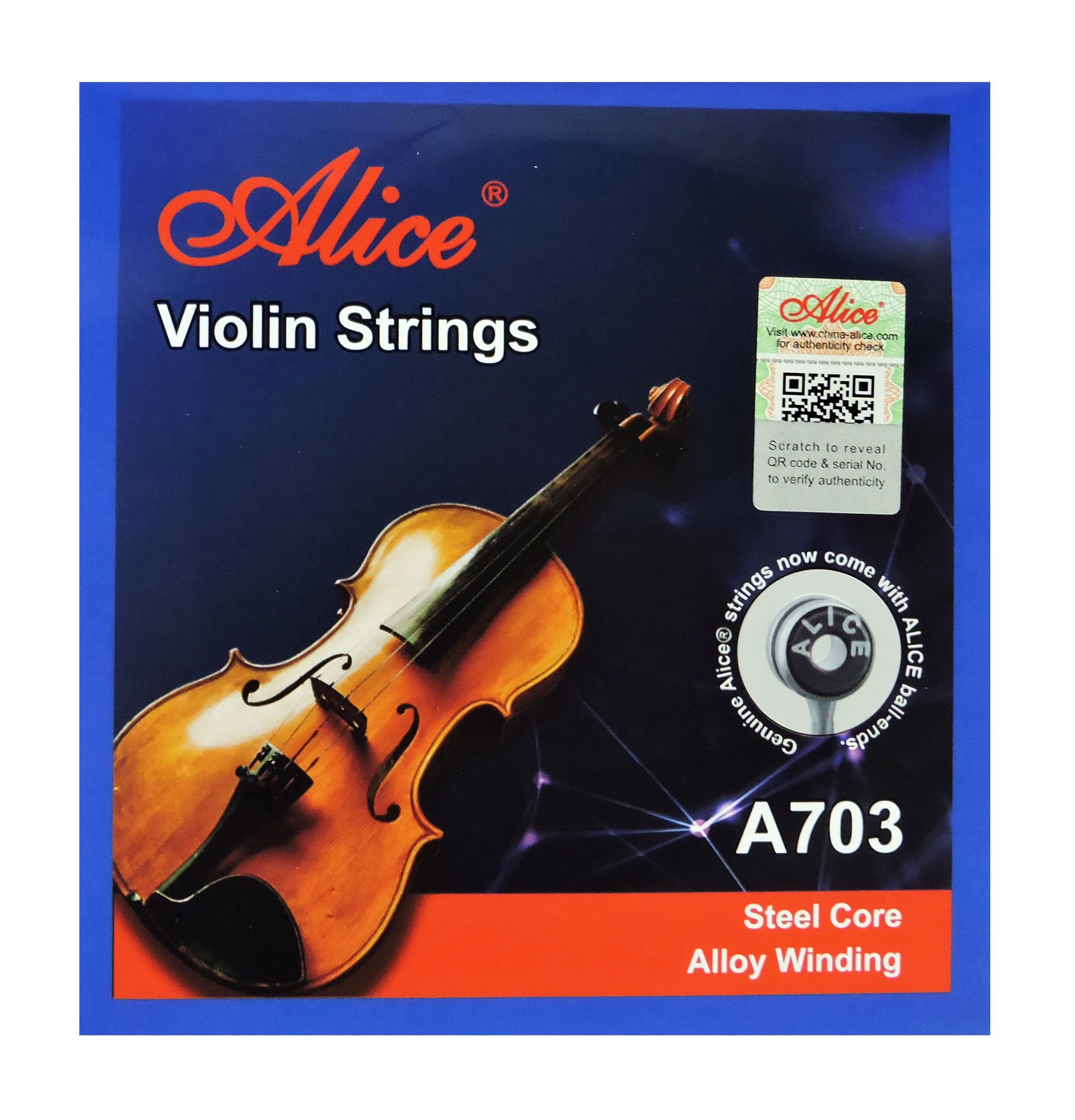 Encordoamento Alice p/ Violino 4/4