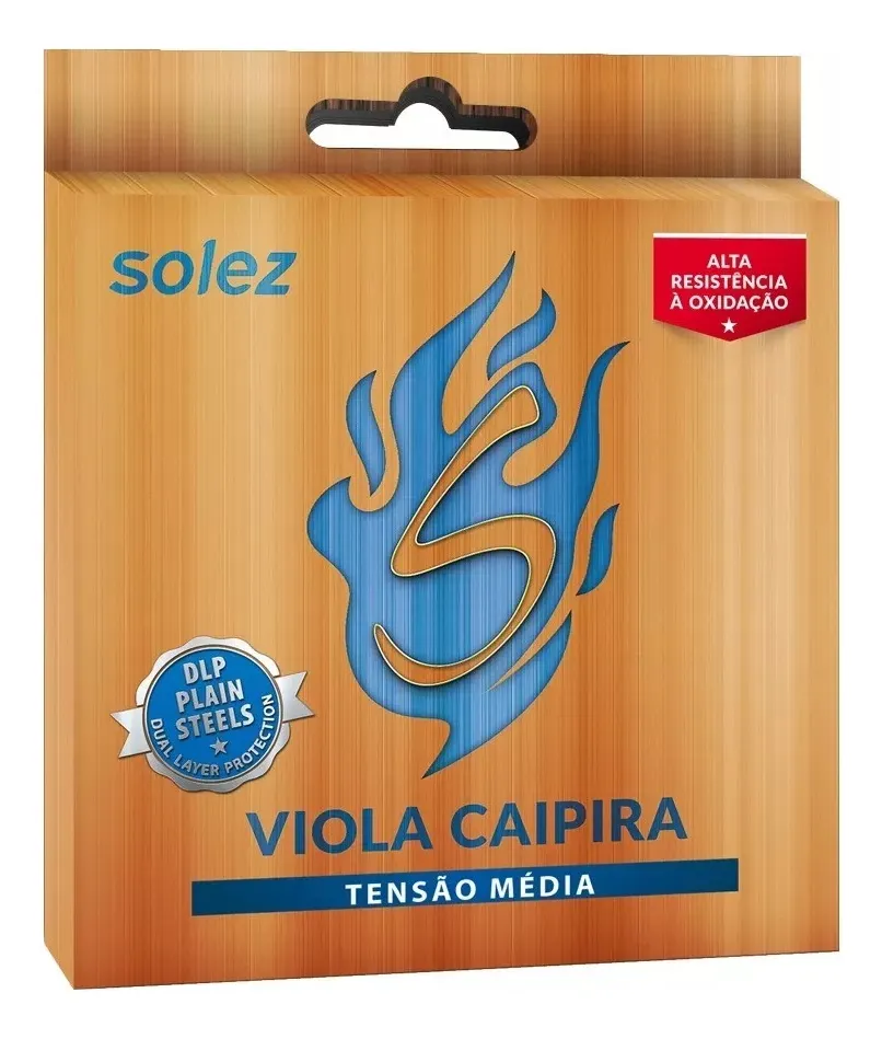 Encordoamento Solez p/ Viola Caipira 011 (Ré)