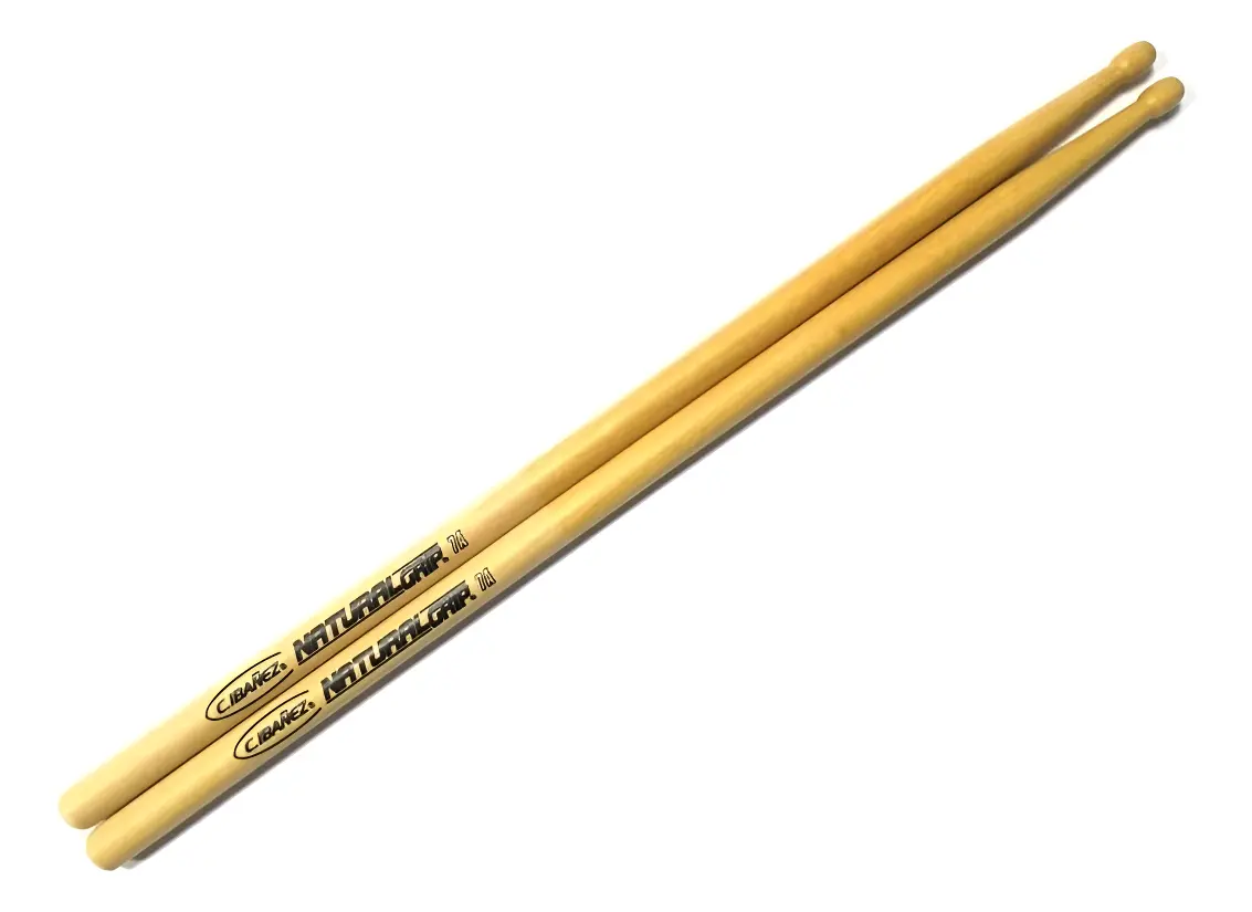 Baqueta p/ Bateria C. Ibanez Natural Grip 7A