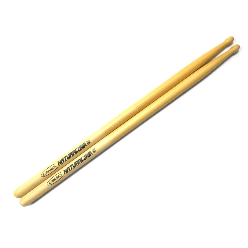 Baqueta p/ Bateria C. Ibanez Natural Grip 5A/5B