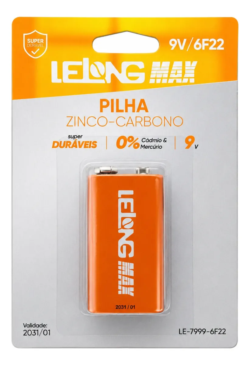 Bateria 9v Lelong Max